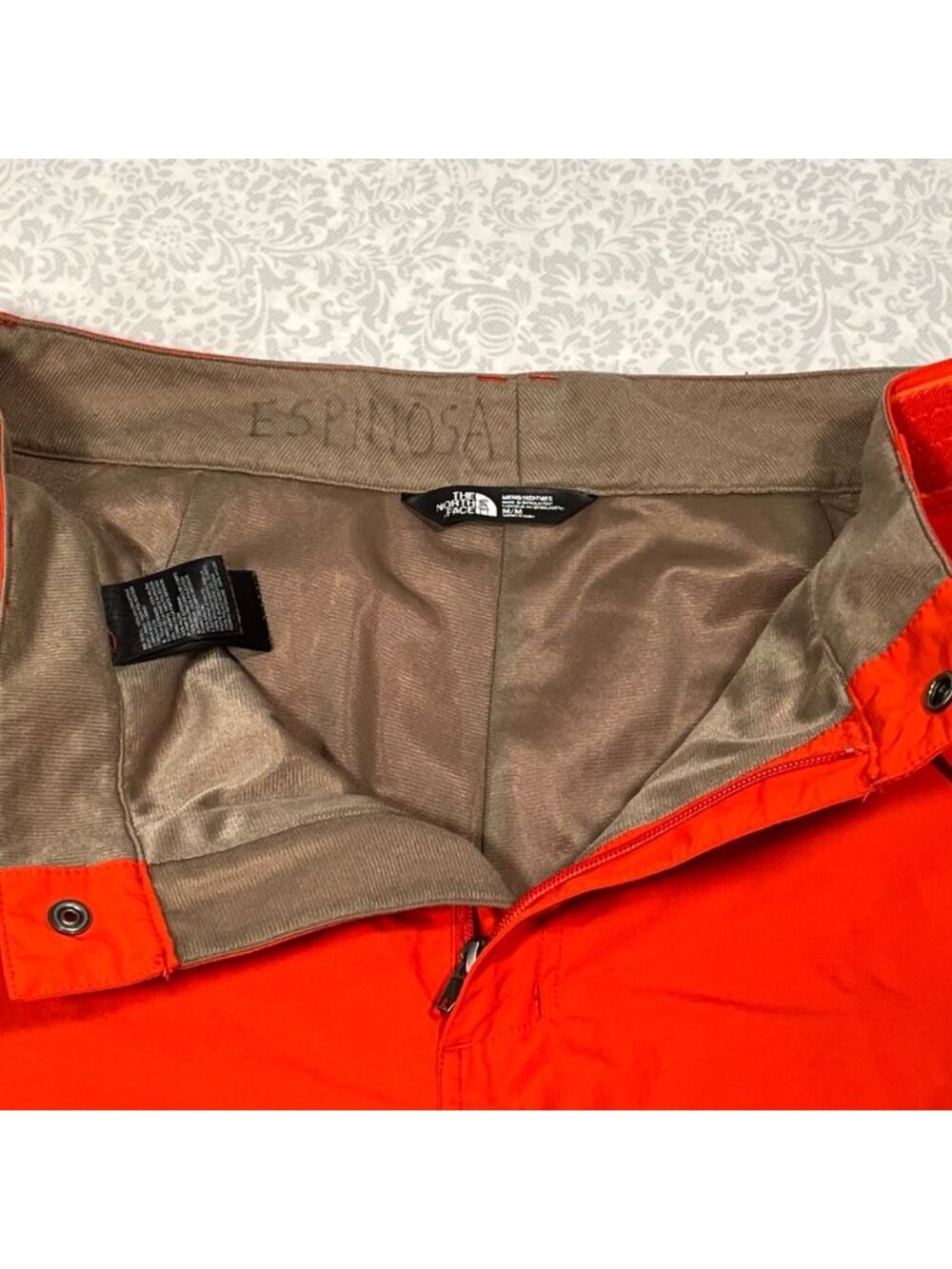 Men’s Medium Ski Pants The North Face HyVent Orange Snowboarding - Picture 14 of 16